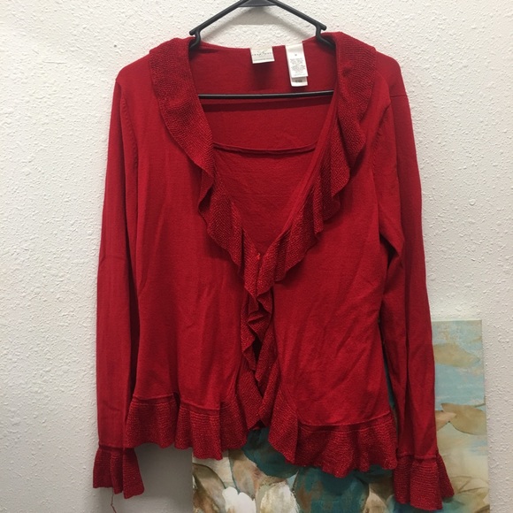 Emma James Sweaters - 🎉❤️ Host pick Emma James red shirt M